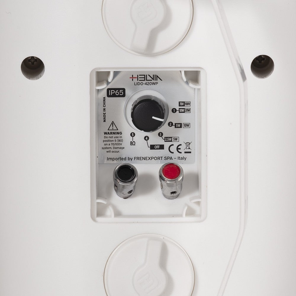 HELVIA LIDO-420 WPW PAR DE ALTAVOCES DE PARED IP-65 BLANCO