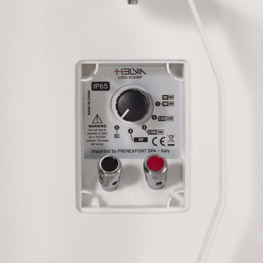 HELVIA LIDO-530 WPW COPPIA DIFFUSORI A PARETE IP-65 BIANCO