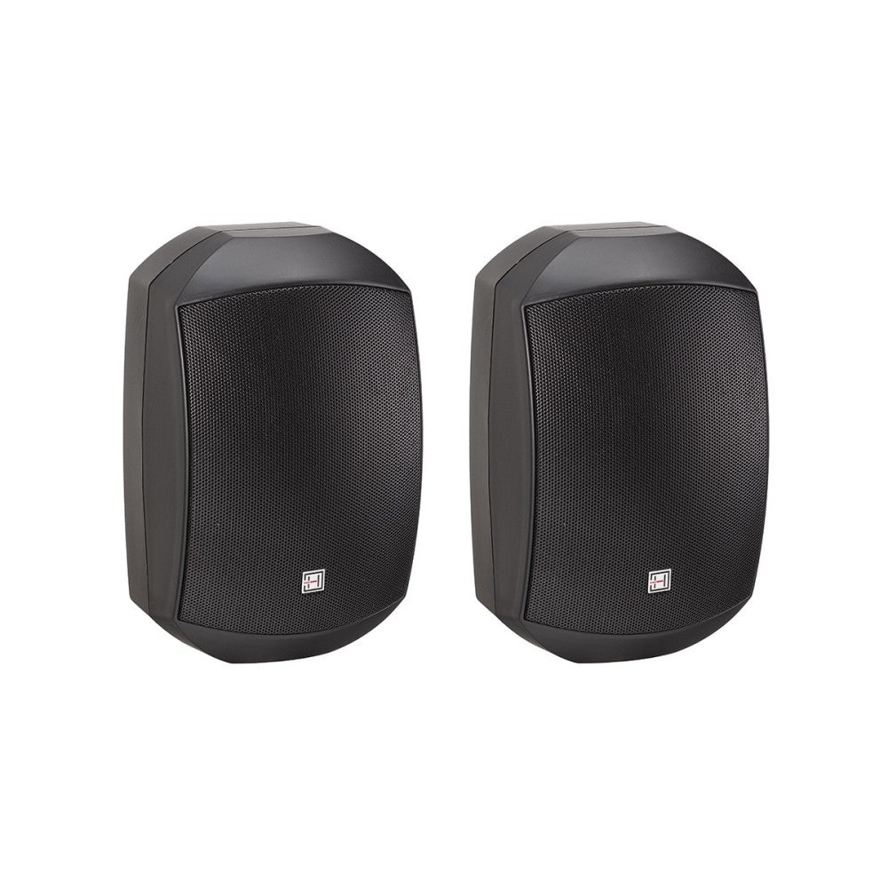 HELVIA LIDO-530 WPB COPPIA DIFFUSORI A PARETE IP-65 NERO