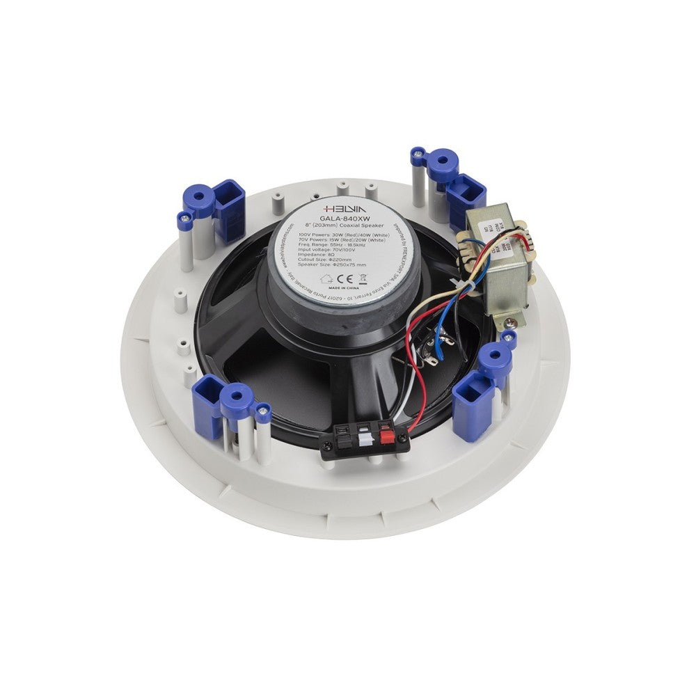 HELVIA GALA-840XW ALTAVOZ COAXIAL EMPOTRABLE DE 8" BLANCO