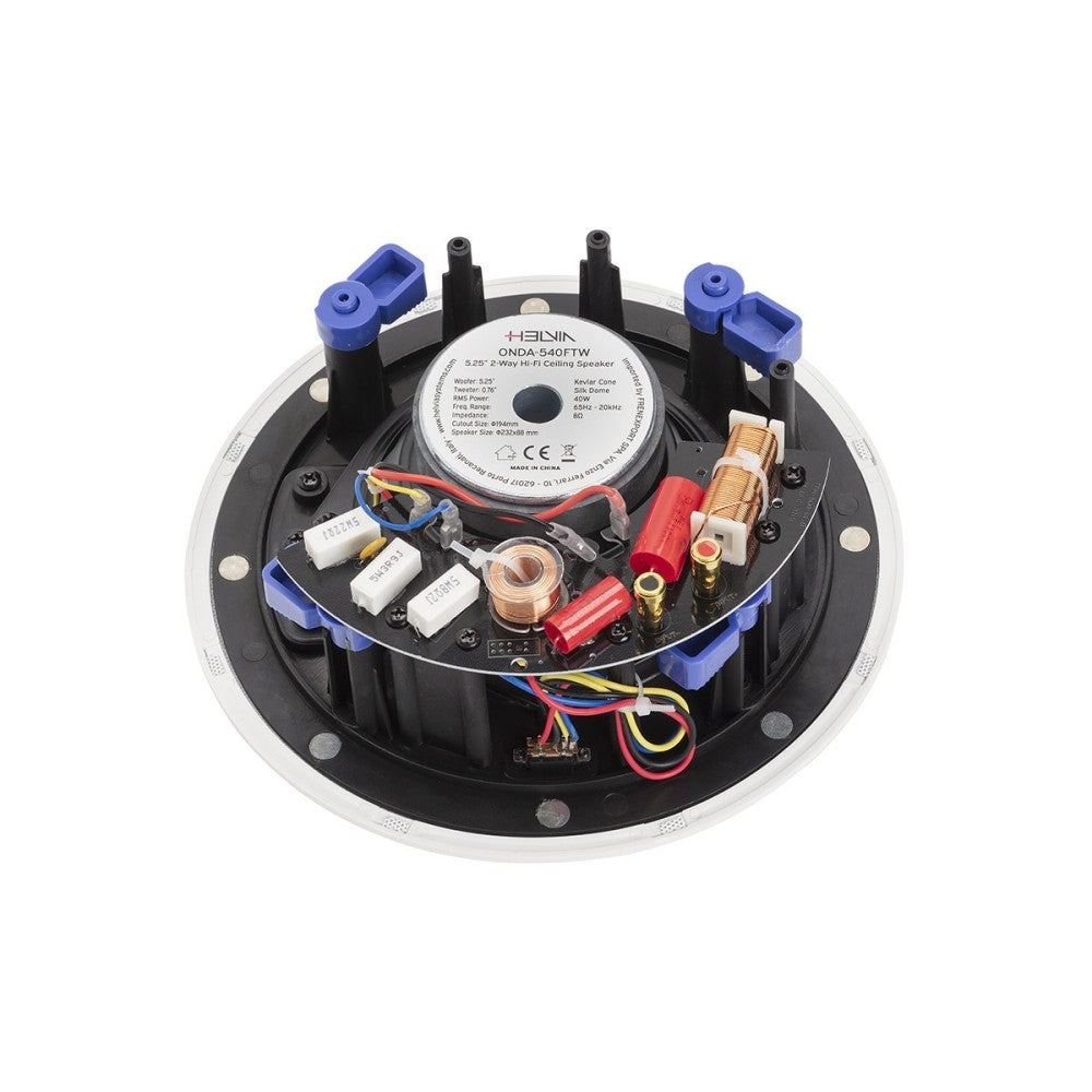 HELVIA ONDA-540TFW DIFUSOR DE EMPOTRAR 5.25" BLANCO