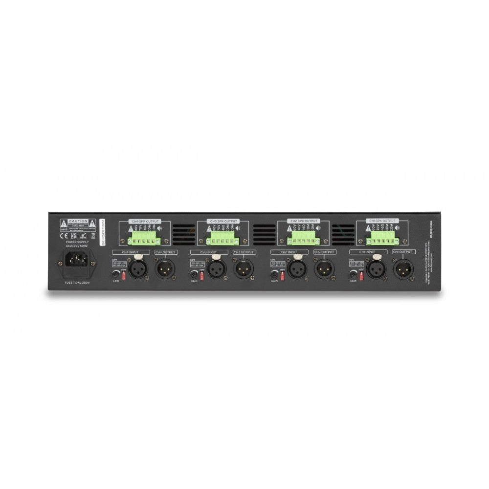 HELVIA ZEUS 4240CA 4X240W POWER AMPLIFIER