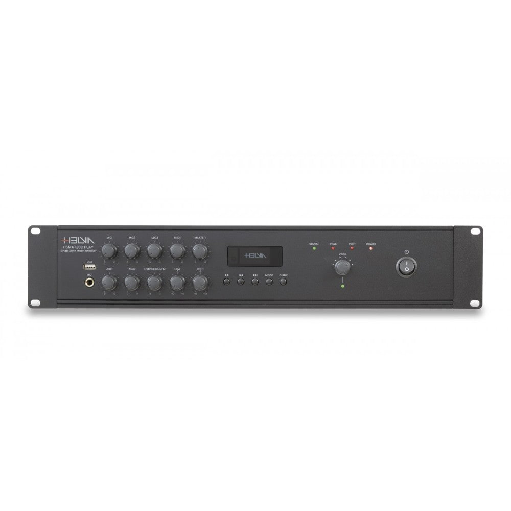 HELVIA HSMA-120D MIXER AMPLIFICATORE PLAYER 120W 1 ZONA