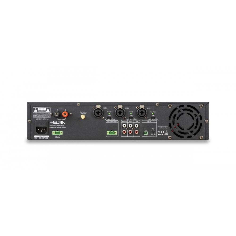 HELVIA HSMA-120D MIXER AMPLIFICATORE PLAYER 120W 1 ZONA