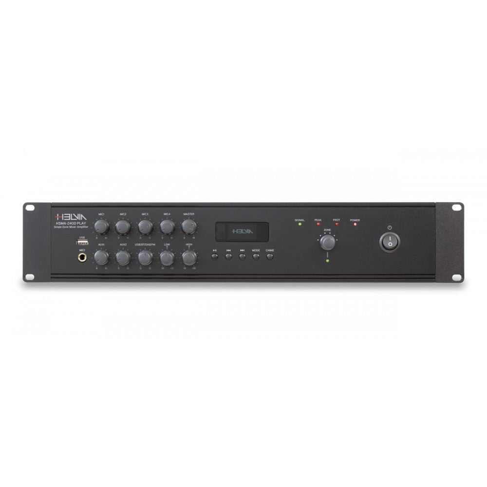 HELVIA HSMA-240D MIXER AMPLIFICATORE PLAYER 240W 1 ZONA