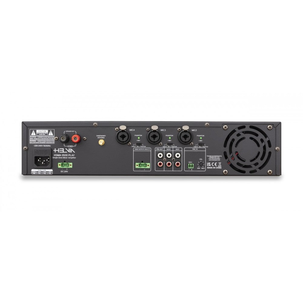 HELVIA HSMA-350D MEZCLADOR AMPLIFICADOR REPRODUCTOR 350W 1 ZONA