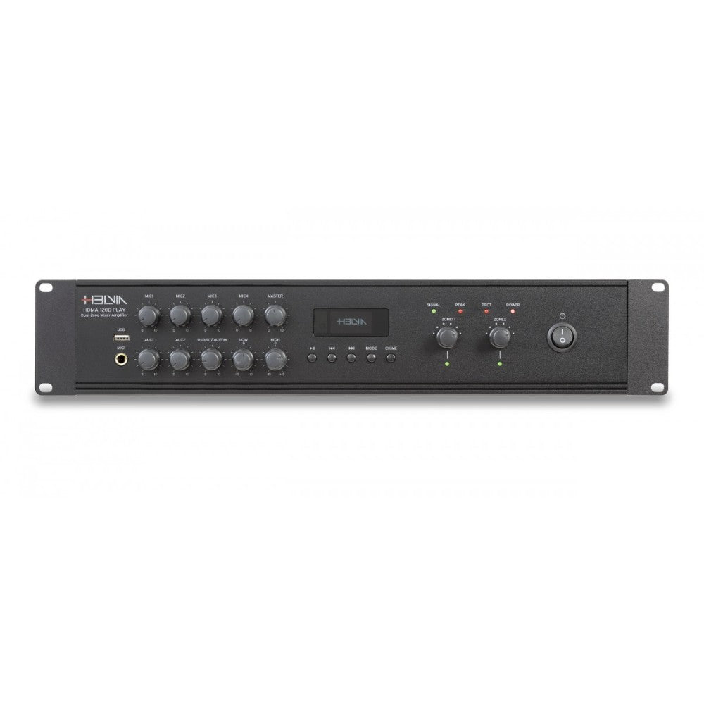 HELVIA HDMA-120D MIXER AMPLIFICATORE PLAYER 120W 2 ZONE
