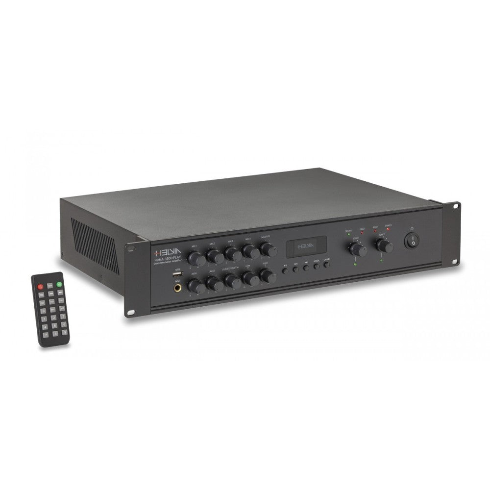 HELVIA HDMA-350D MIXER AMPLIFIER PLAYER 350W 2 ZONES