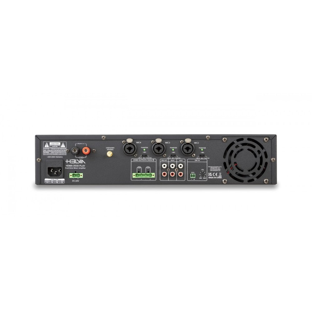 HELVIA HDMA-350D MIXER AMPLIFIER PLAYER 350W 2 ZONES