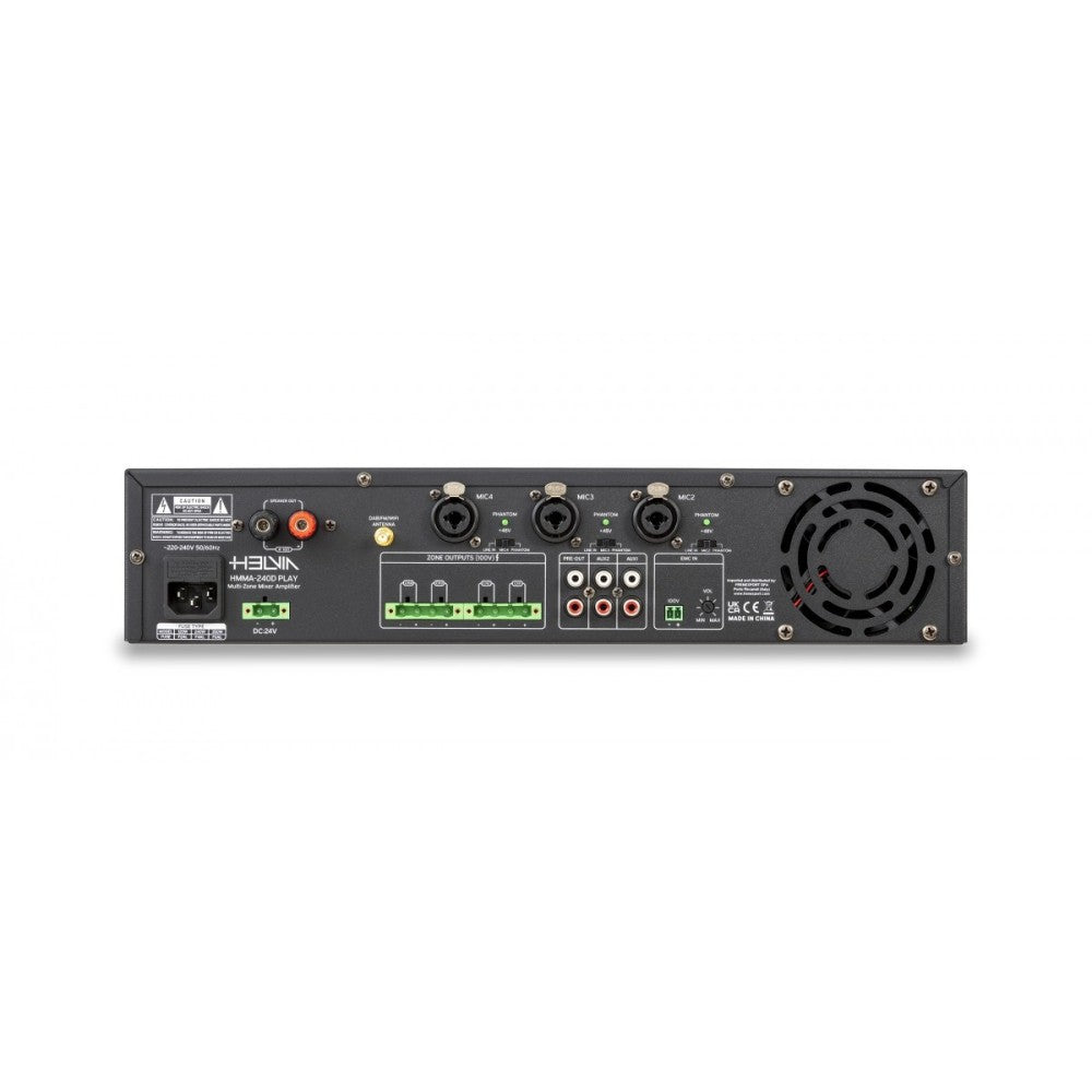HELVIA HMMA-240D MIXER AMPLIFIER PLAYER 240W 4 ZONE