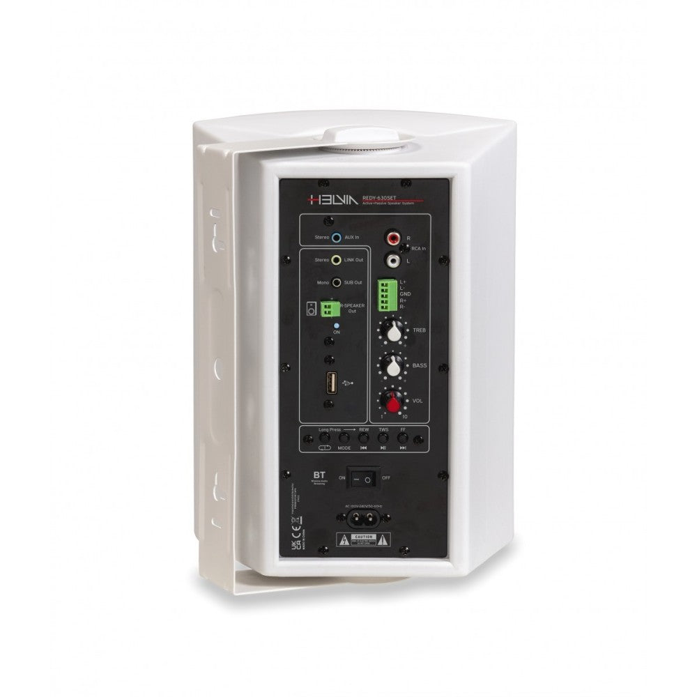 HELVIA REDY-630WH-SET CASSE AMPLIFICATE BIANCHE