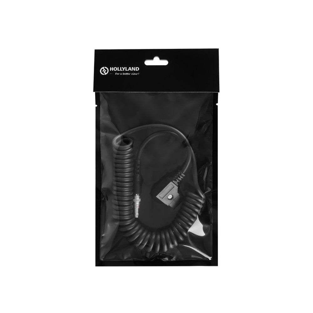 Cable en espiral Hollyland D-TAP a LEMO de 2 pines