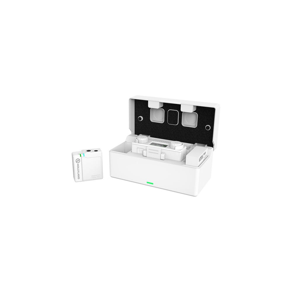 Hollyland 1-Person Wireless Microphone System - White Case