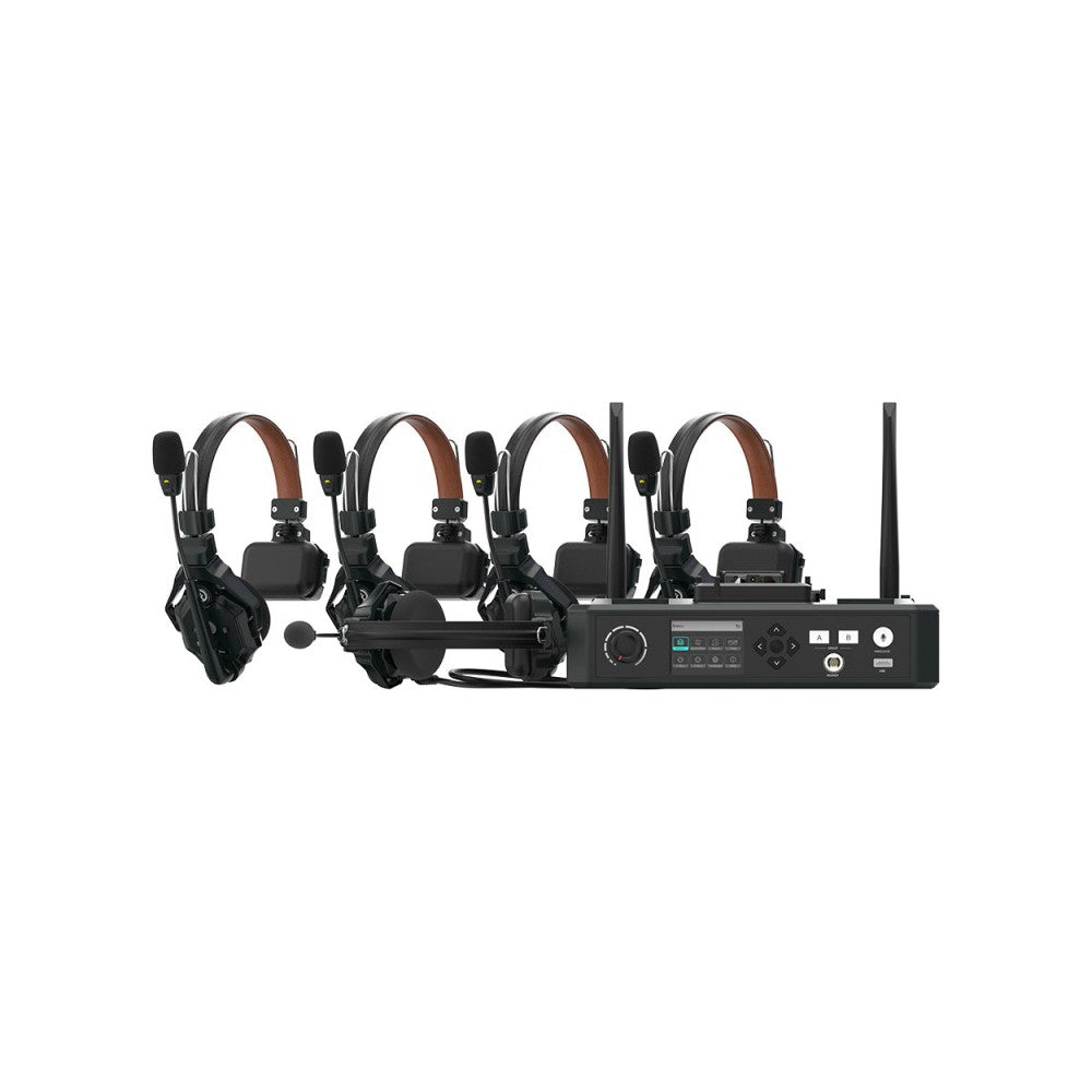 Hollyland Solidcom C1 Pro wireless intercom system with 4 ENC headsets with Hub Station