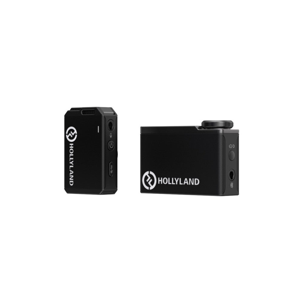 Hollyland All-in One Wireless Lavalier Microphone System 1 RX + 1 TX - Black