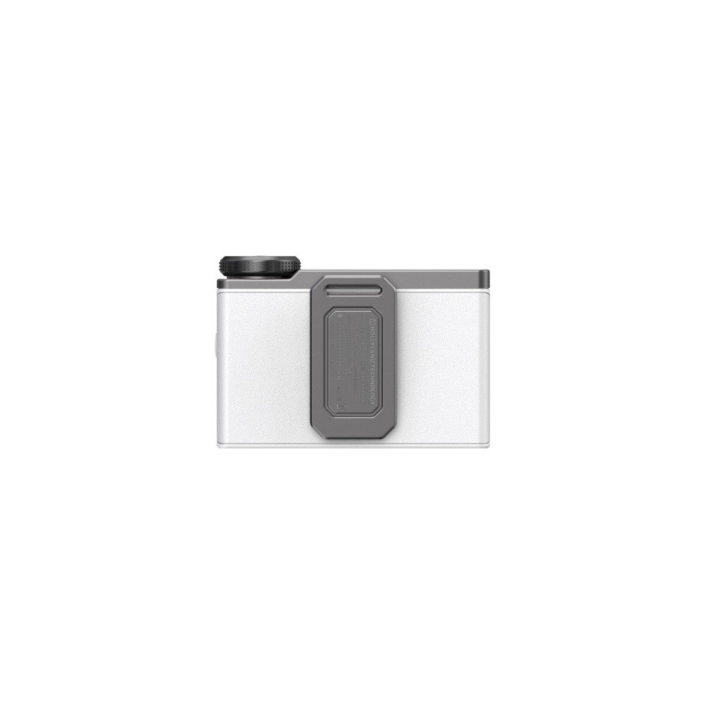 Sistema de micrófono lavalier inalámbrico todo en uno Hollyland 1 RX + 2 TX + 1 estuche de carga - Blanco