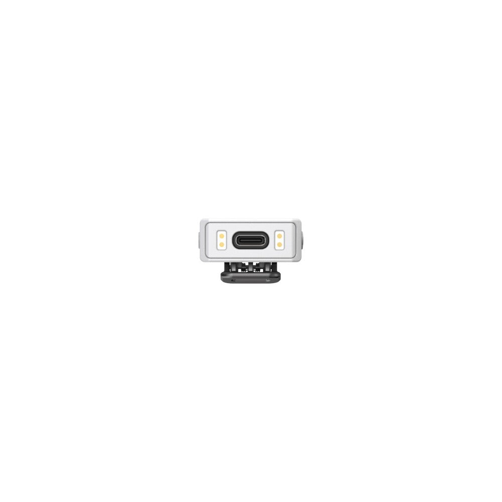 Sistema de micrófono lavalier inalámbrico todo en uno Hollyland 1 RX + 2 TX + 1 estuche de carga - Blanco