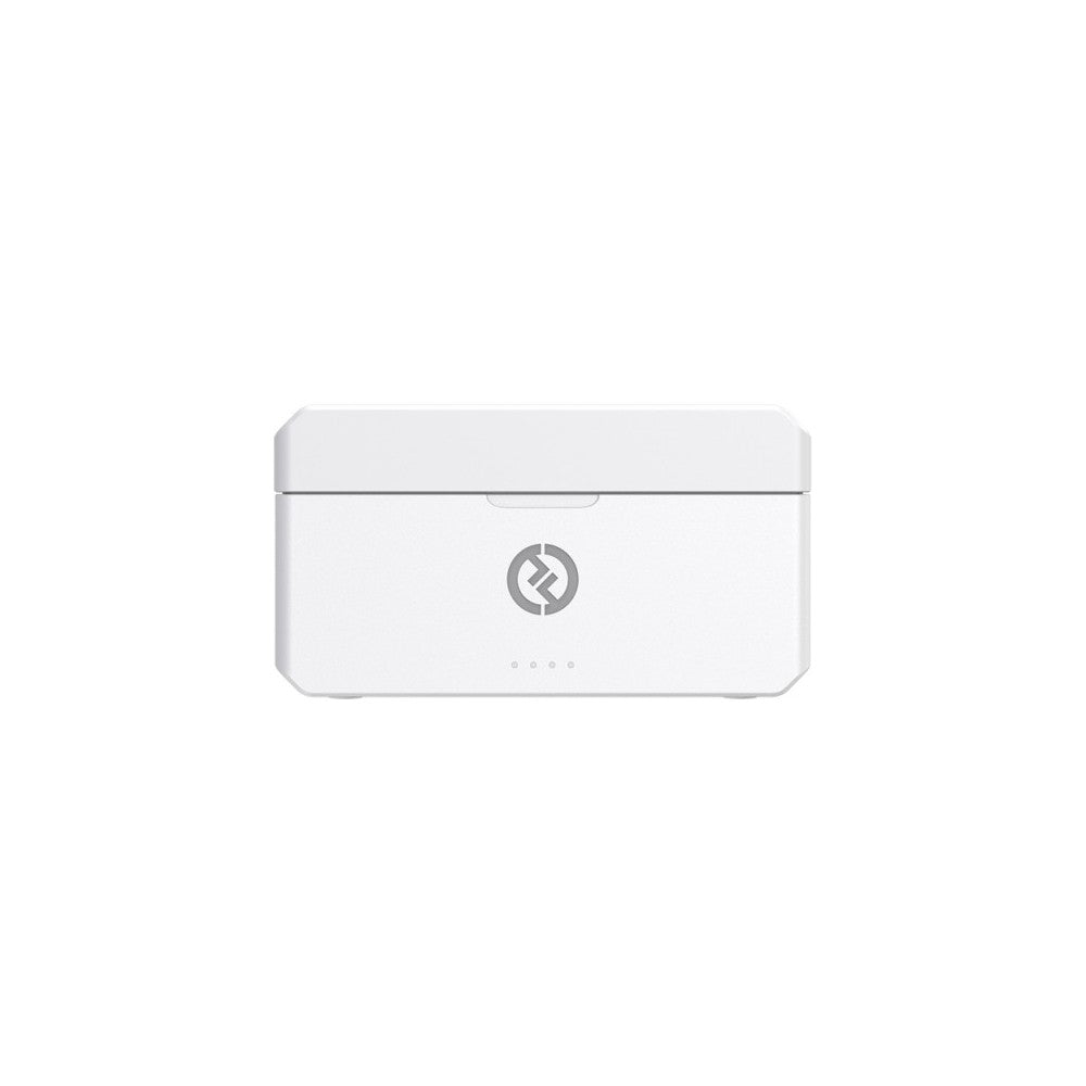 Sistema de micrófono lavalier inalámbrico todo en uno Hollyland 1 RX + 2 TX + 1 estuche de carga - Blanco