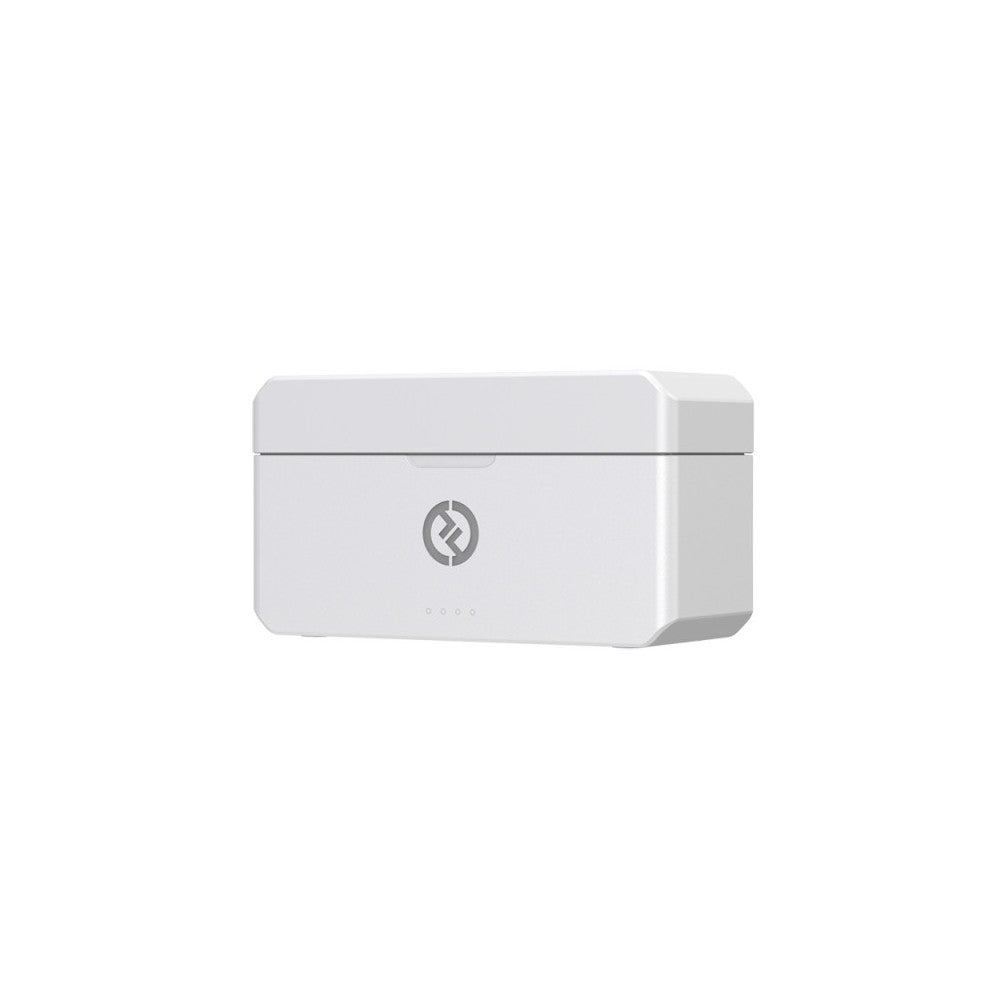 Sistema de micrófono lavalier inalámbrico todo en uno Hollyland 1 RX + 2 TX + 1 estuche de carga - Blanco