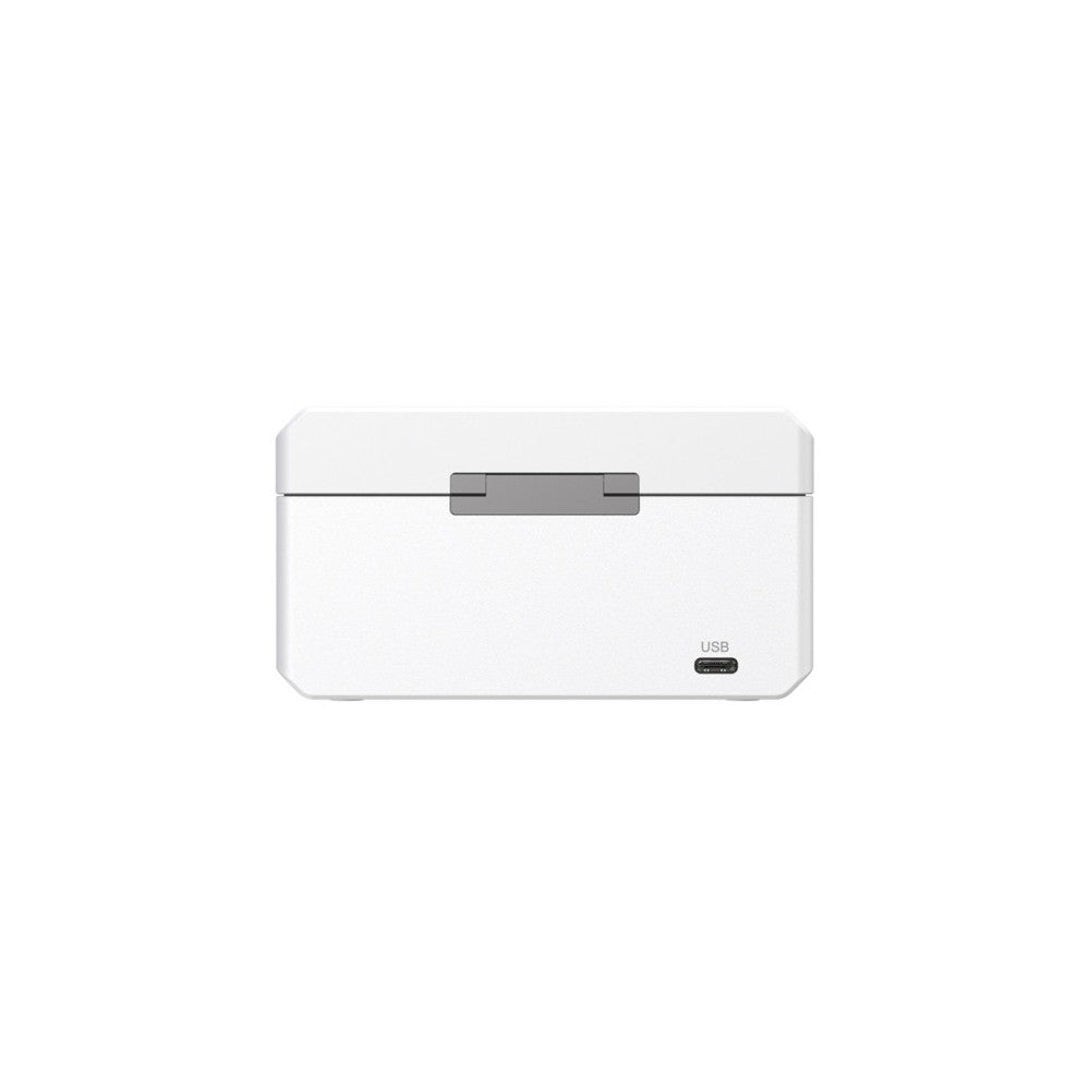 Sistema de micrófono lavalier inalámbrico todo en uno Hollyland 1 RX + 2 TX + 1 estuche de carga - Blanco