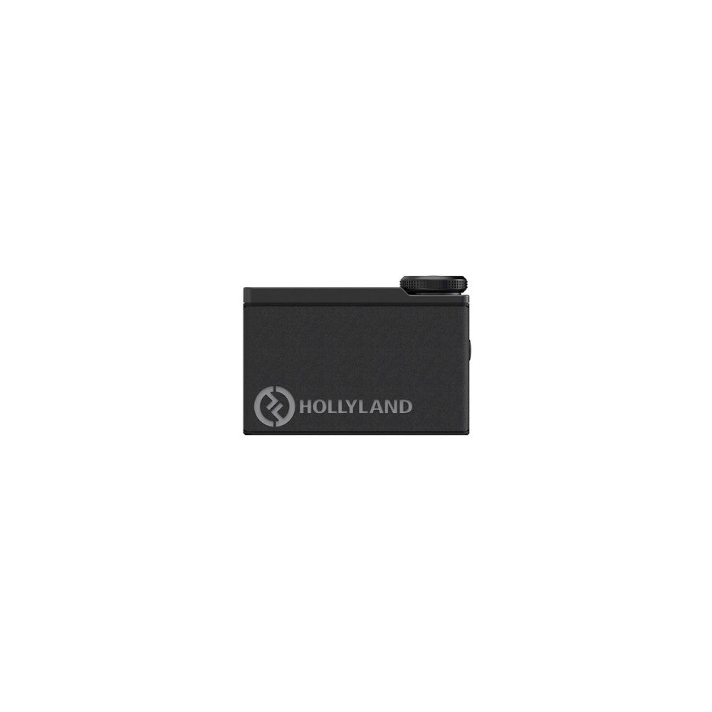 Hollyland All-in One Wireless Lavalier Microphone System 1 RX + 2 TX  + 1 Charging case - Black