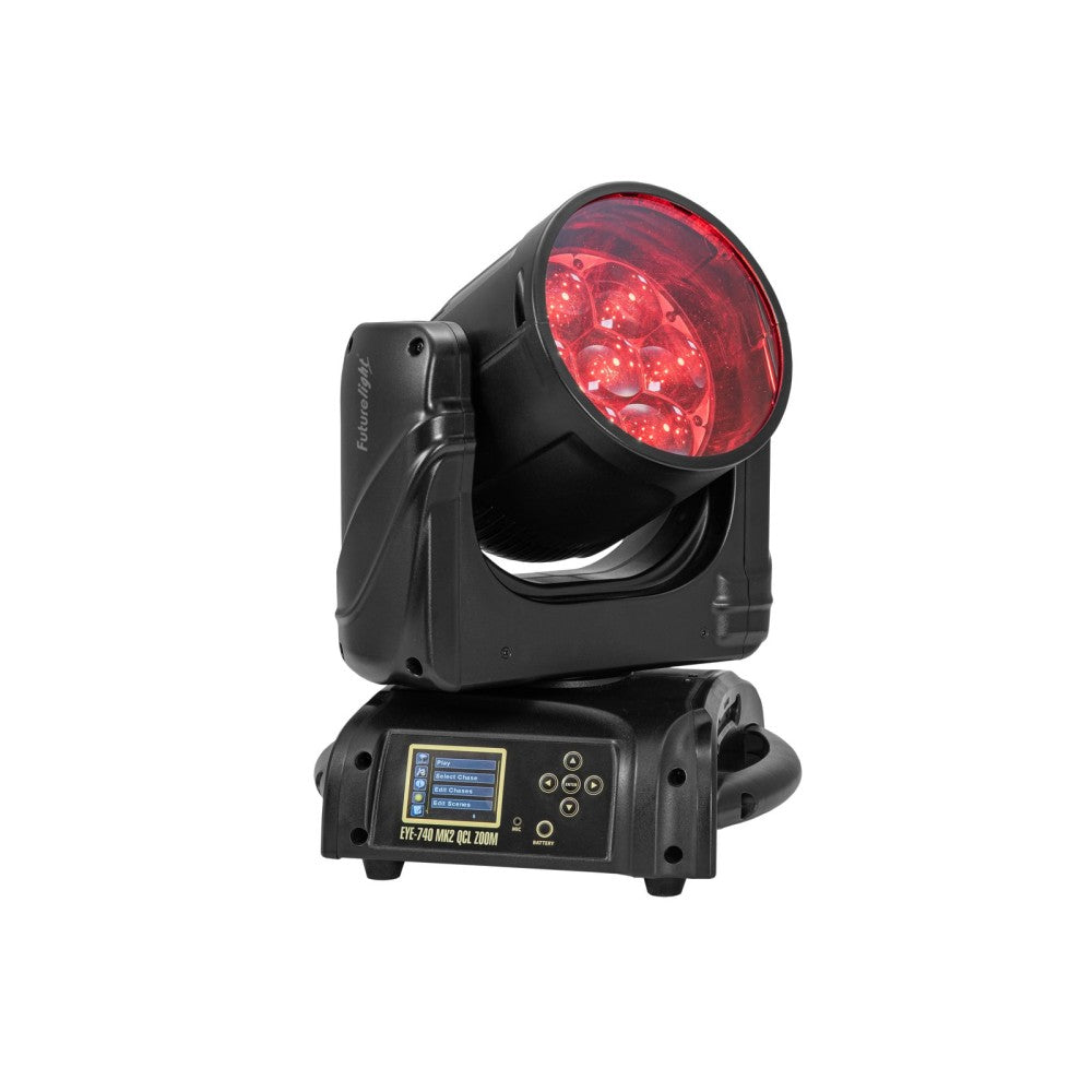 FUTURELIGHT EYE-740 MK2 QCL Zoom LED Testa Mobile Wash
