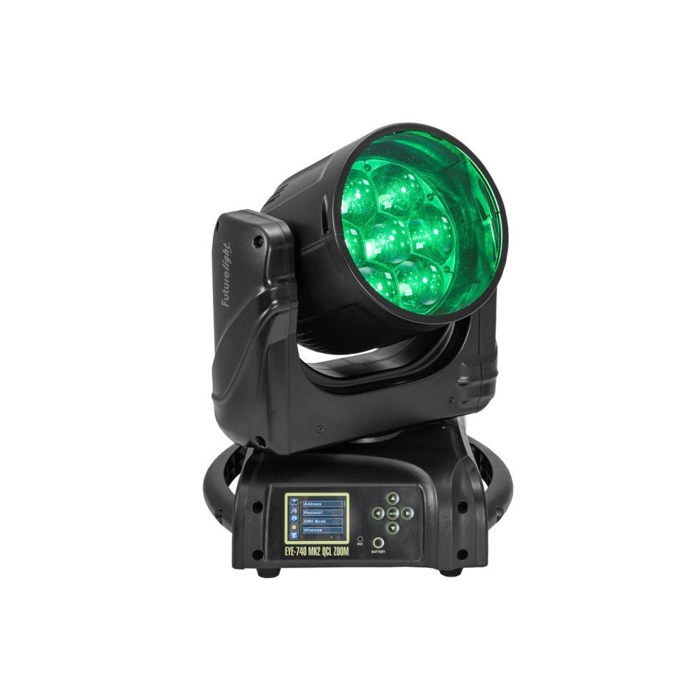 FUTURELIGHT EYE-740 MK2 QCL Zoom LED Cabeza Móvil Wash