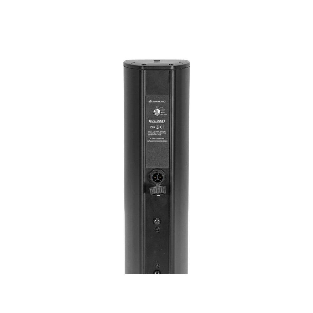 OMNITRONIC ODC-224T - Altoparlante a colonna da esterno nero