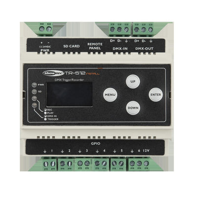 Showtec TR-512 Install Guía Din