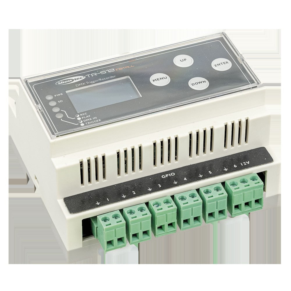 Showtec TR-512 Install Guida Din
