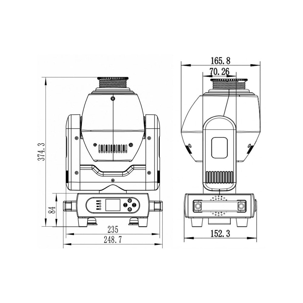 JB Systems 120W Spot Moving Head