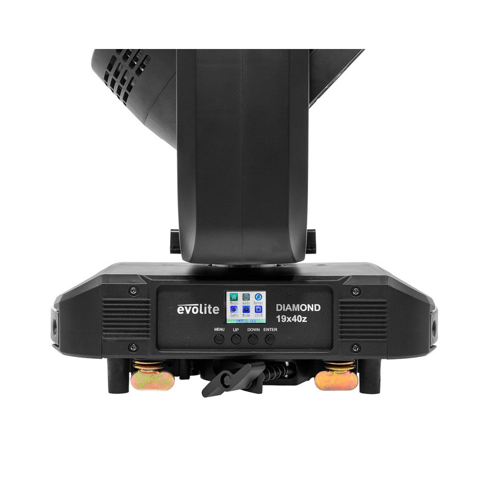 Evolite Wash moving head with zoom and multibeam effect QUAD RGBW LED 19 x 40 W