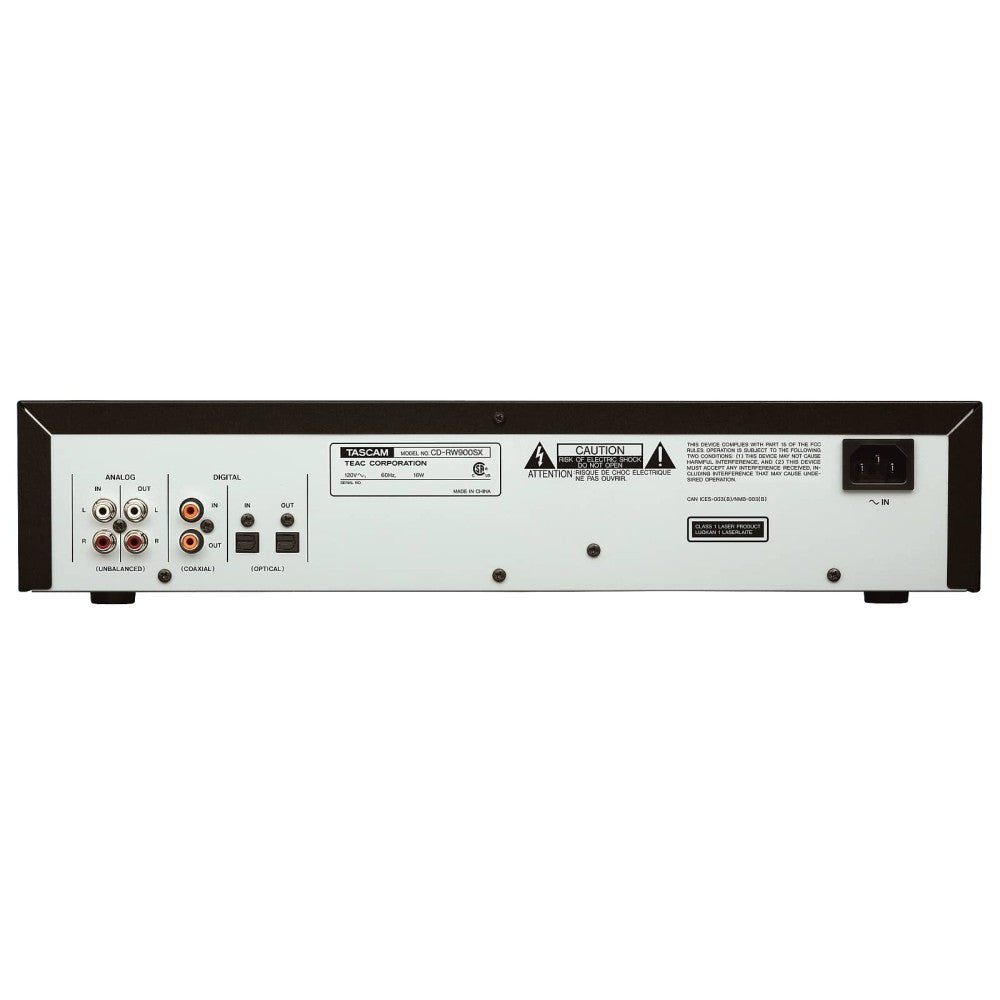 Tascam CD-RW900SX Reproductor/grabador de CD