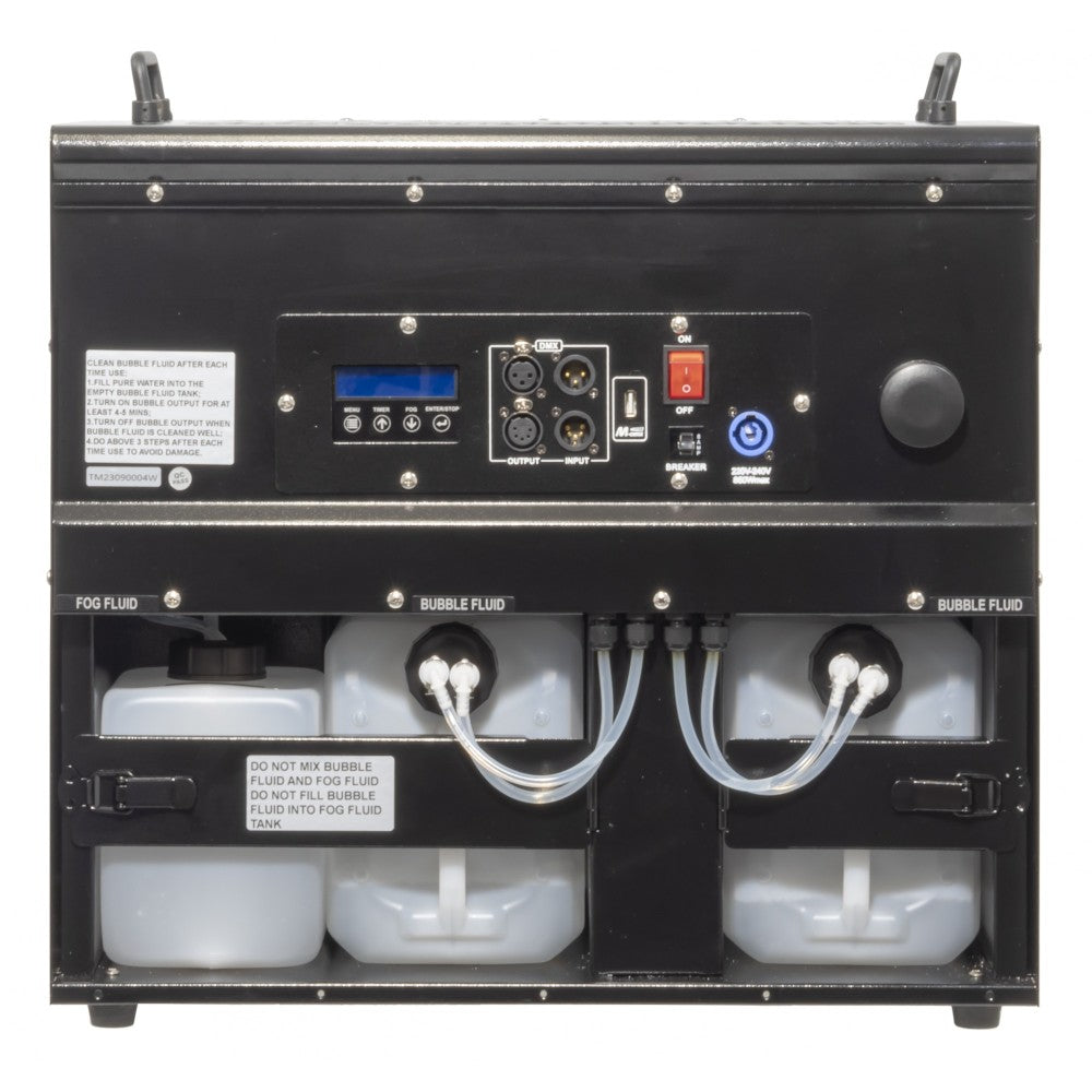 Zzipp ZZBUBBLE4 Máquina Híbrida de Humo y Burbujas con Flight Case