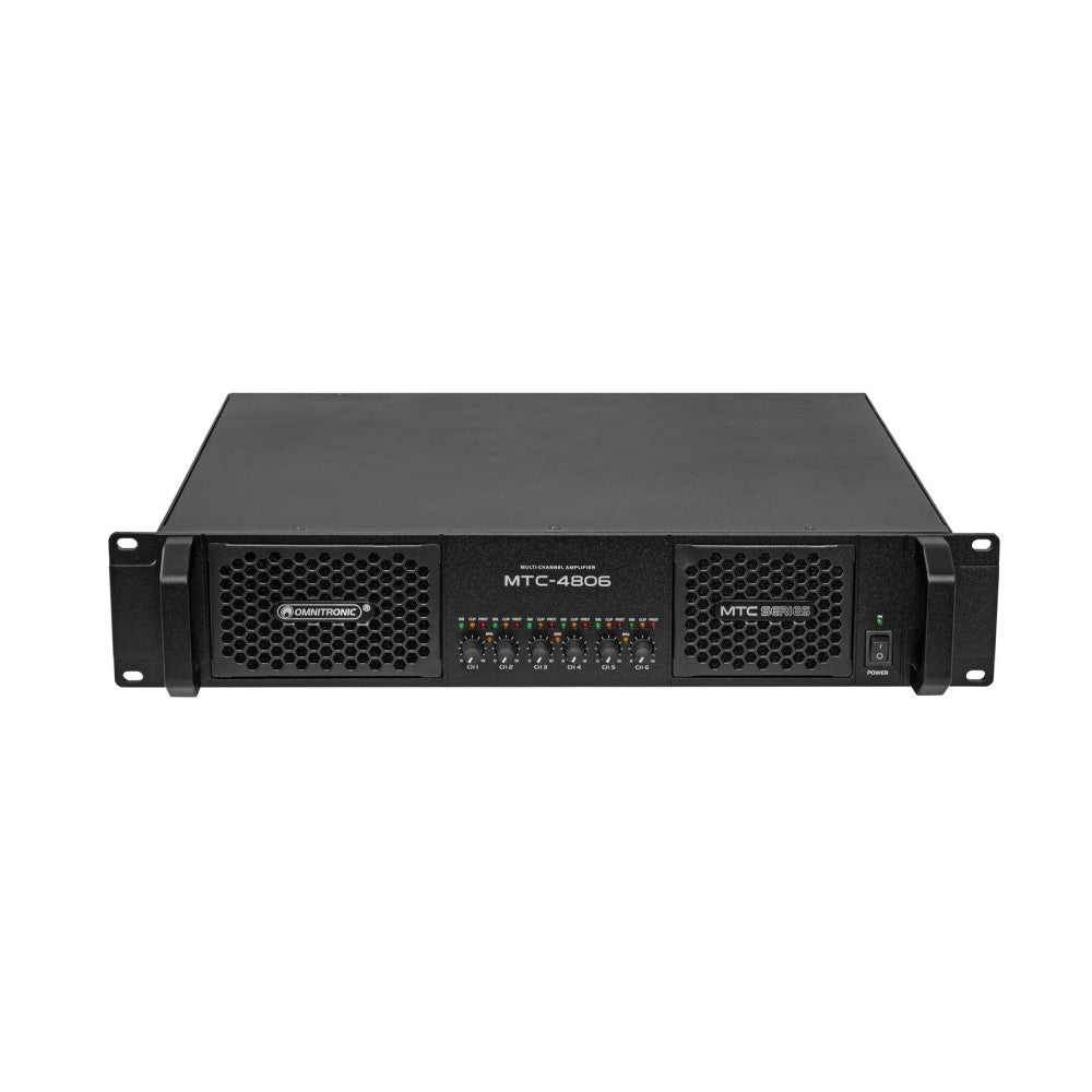 OMNITRONIC MTC-4806 Amplificatore a 6 canali