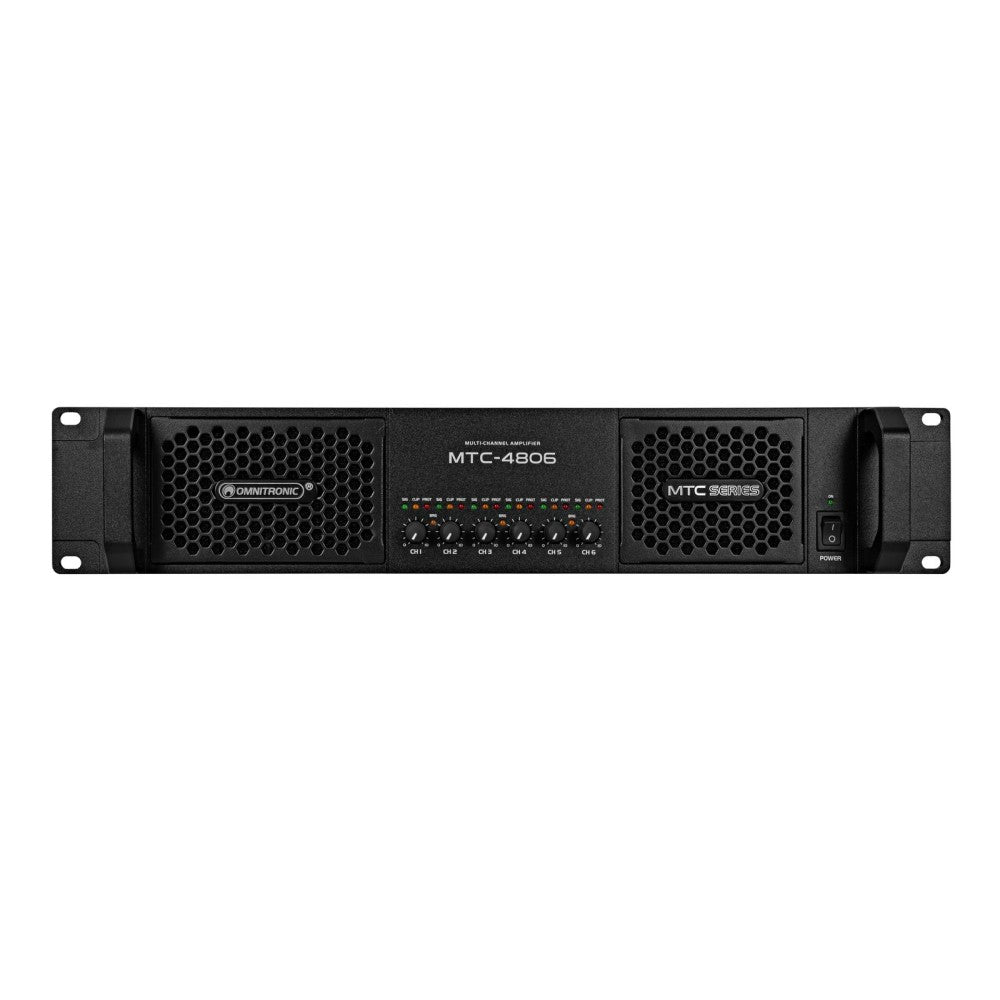 OMNITRONIC MTC-4806 Amplificatore a 6 canali