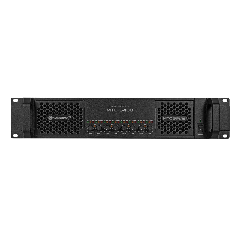 OMNITRONIC MTC-6408 Amplificatore a 8 canali