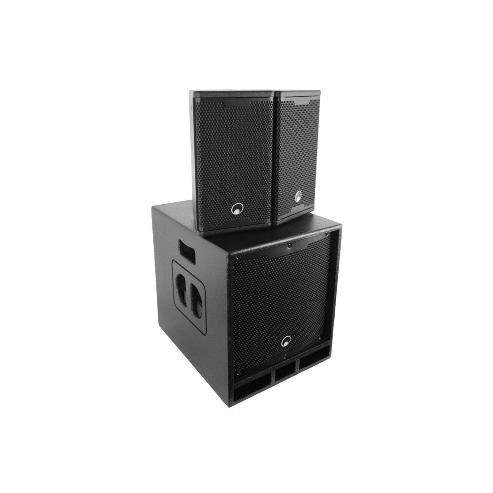 OMNITRONIC MAXX-1206DSP impianto audio completo 2.1 Nero