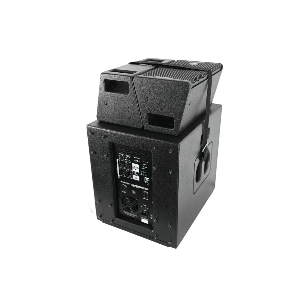 OMNITRONIC MAXX-1206DSP impianto audio completo 2.1 Nero