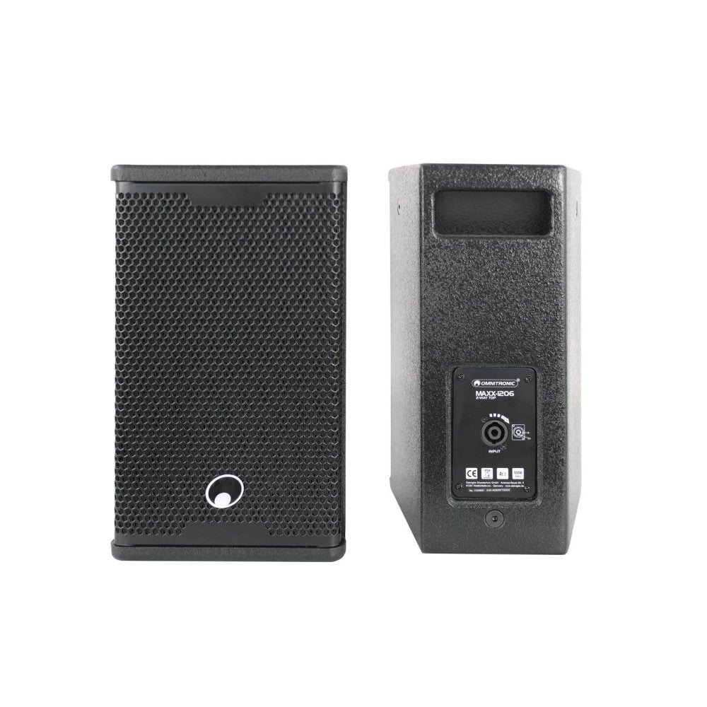 OMNITRONIC MAXX-1206DSP impianto audio completo 2.1 Nero