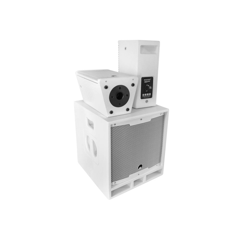 OMNITRONIC MAXX-1206DSP impianto audio completo 2.1 Bianco