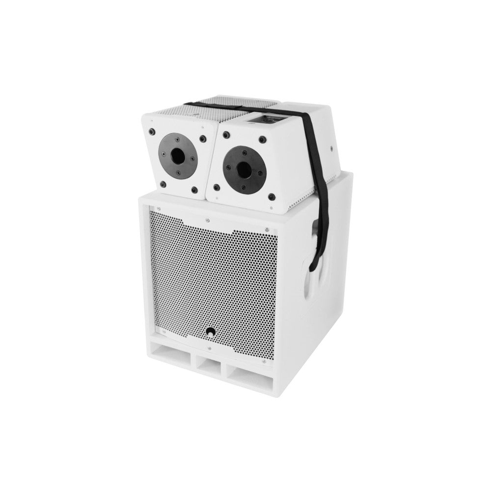 OMNITRONIC MAXX-1206DSP sistema de audio completo 2.1 Blanco