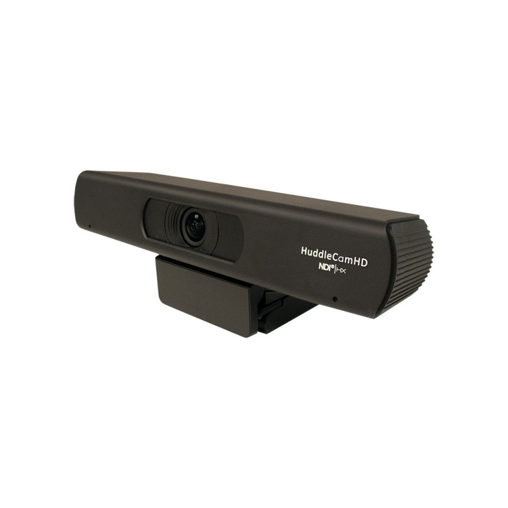 HuddleCamHD 4K EPTZ IP webcam, NDI | HX, dual microphone array, 30 fps, 108° HFOV, auto-framing, PoE, black