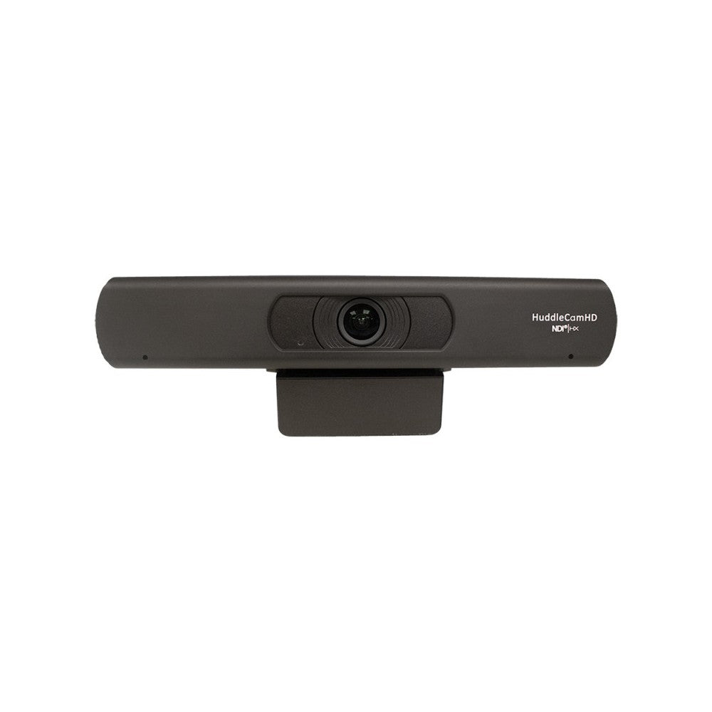 HuddleCamHD 4K EPTZ IP webcam, NDI | HX, dual microphone array, 30 fps, 108° HFOV, auto-framing, PoE, black