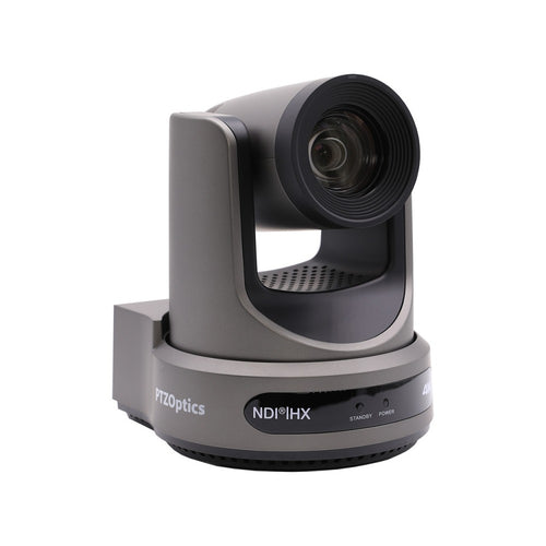Cámara PTZOptics Move 4K UHD PTZ con zoom de 20x, seguimiento automático, PoE+, NDI, USB2.0, 3G-SDI, HDMI2.0