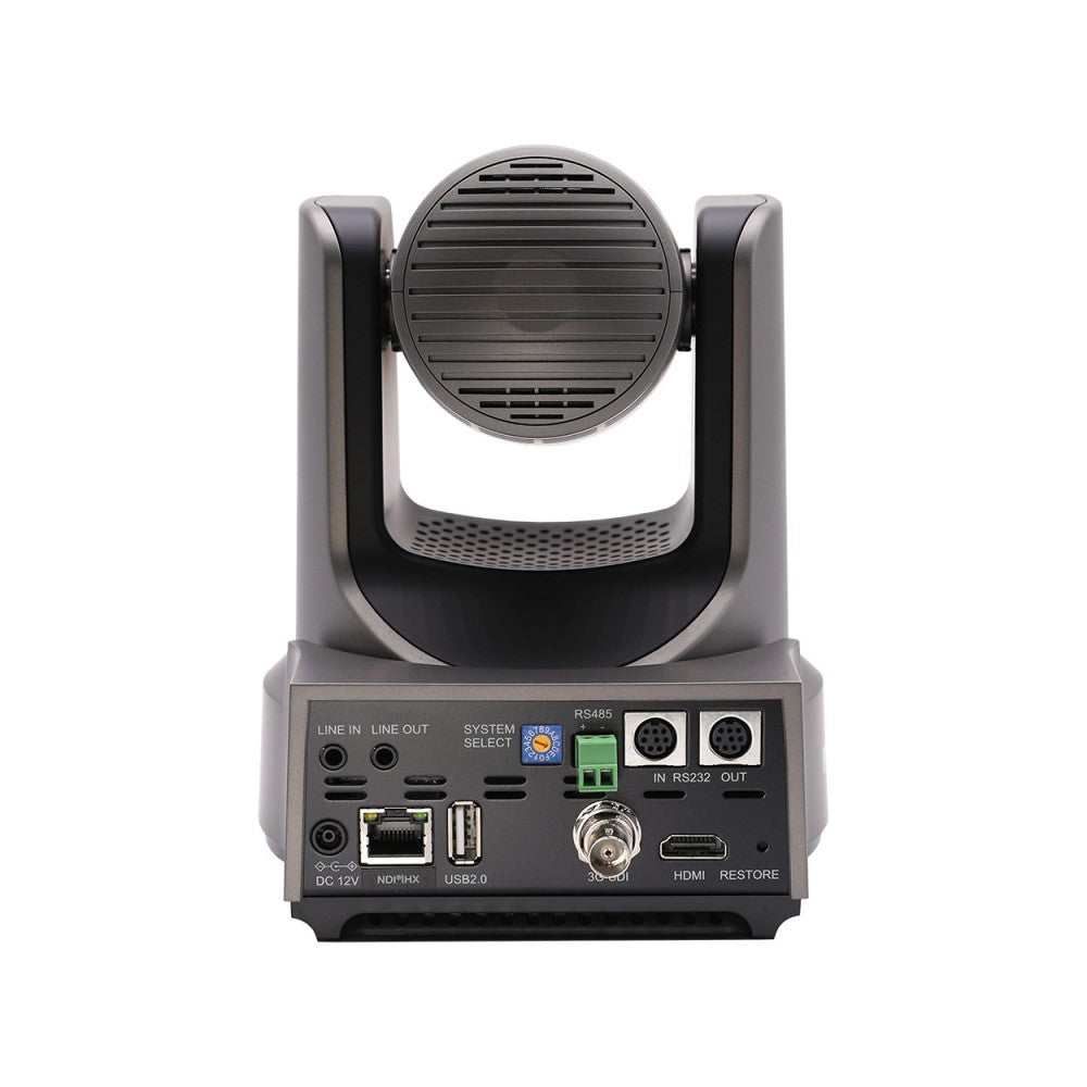 PTZOptics Move 4K UHD PTZ camera 20x zoom, auto-tracking, PoE+, NDI, USB2.0, 3G-SDI, HDMI2.0