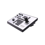 PTZOptics IP or serial PTZ camera controller, VISCA &amp; VISCA over IP joystick keyboard, PoE &amp; universal power supply