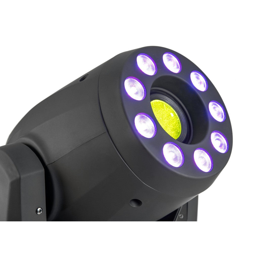EUROLITE LED TMH-H180 Testa mobile ibrida spot/wash COB