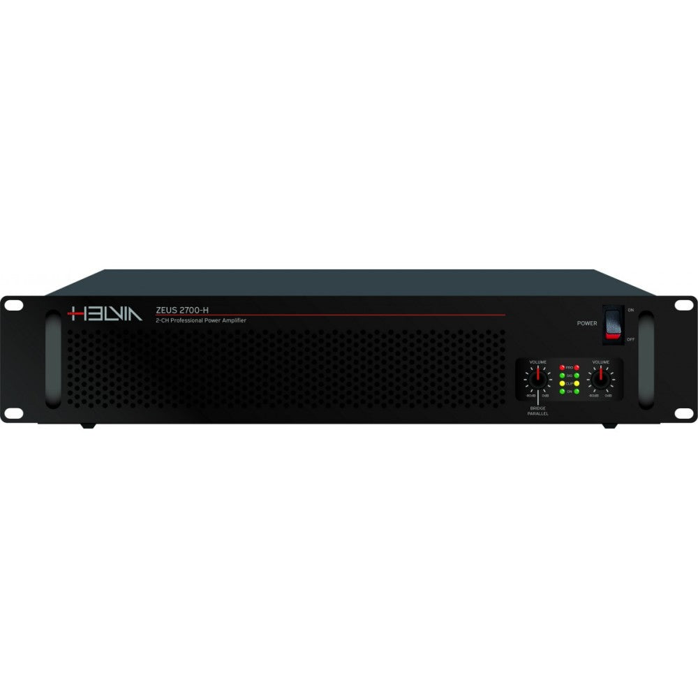 HELVIA ZEUS 2700-H AMPLIFICATORE DI POTENZA 2X1000W 8OHM