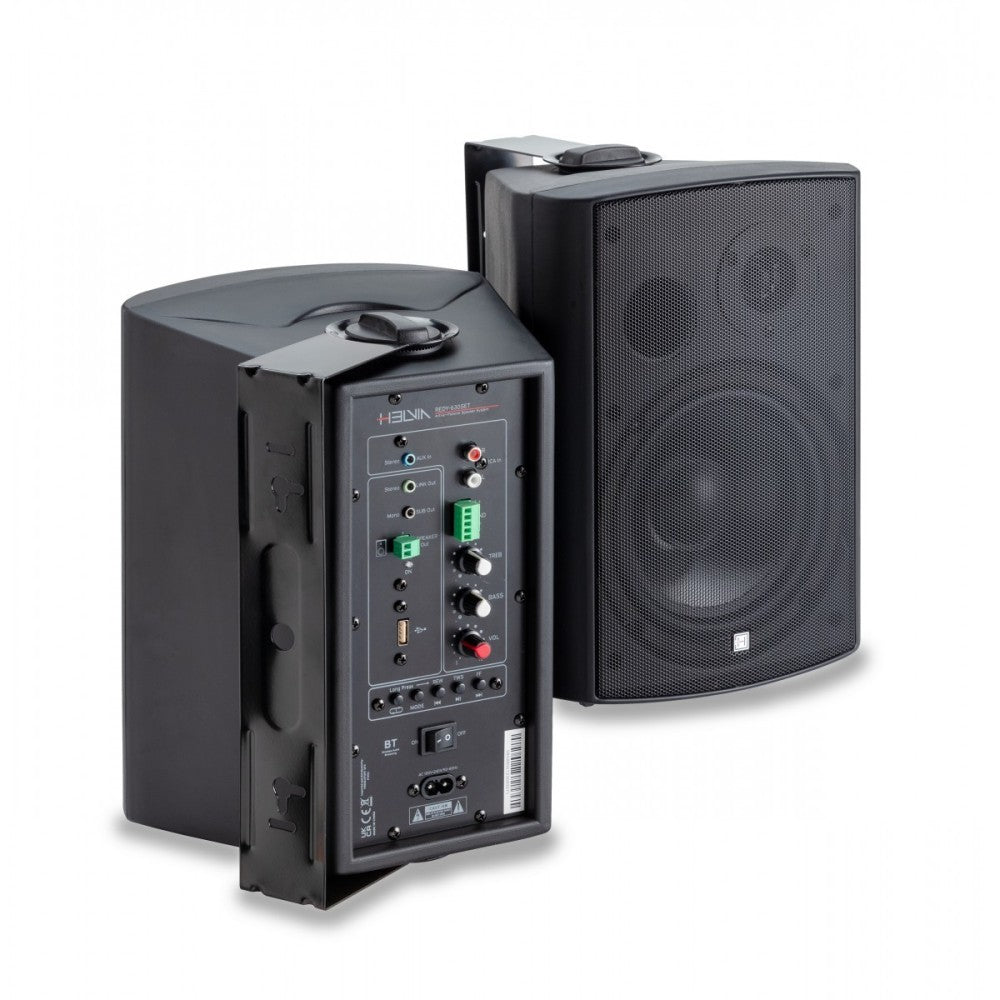 HELVIA REDY-630BK-SET BLACK POWERED SPEAKERS